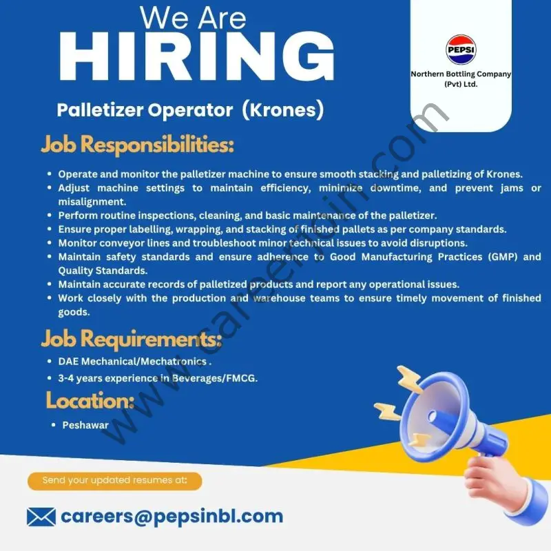 Northern Bottling Company Pvt Ltd Jobs June 2025 5