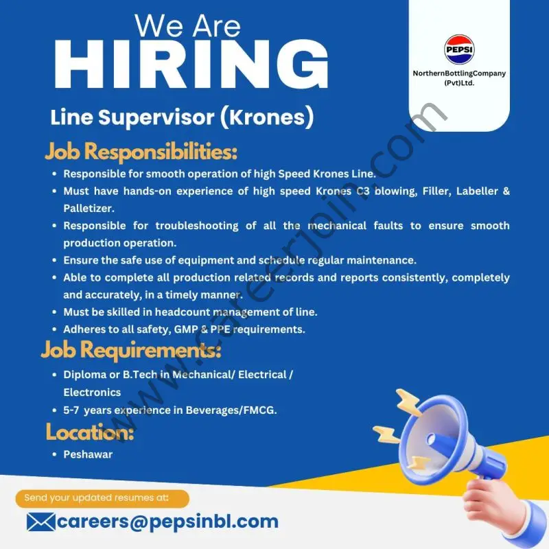 Northern Bottling Company Pvt Ltd Jobs June 2025 1