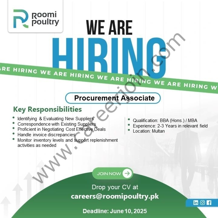 Roomi Poultry Jobs June 2025 2