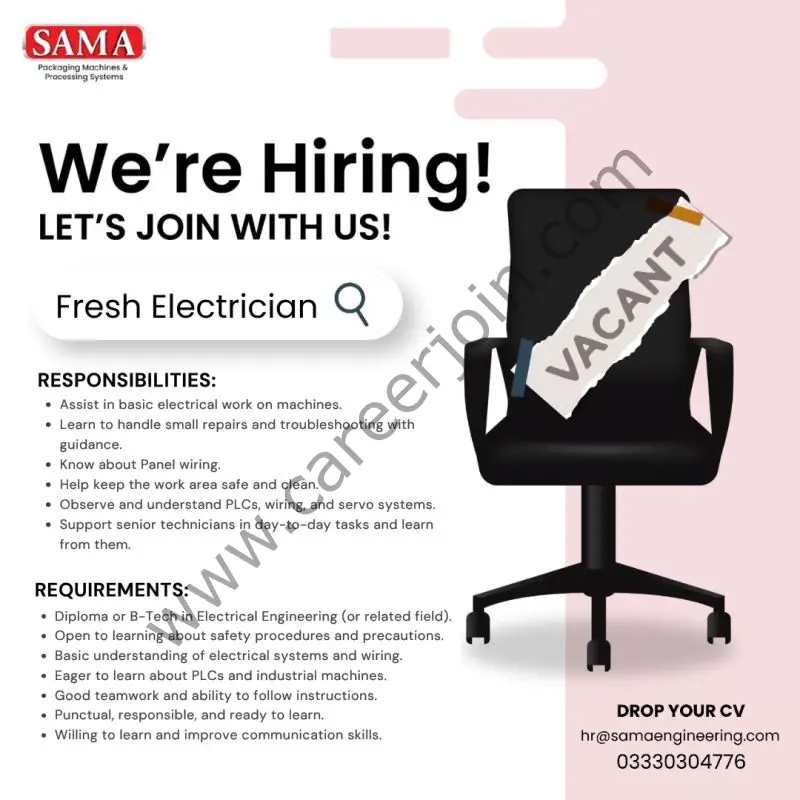 SAMA Engineering Jobs Electricians 2