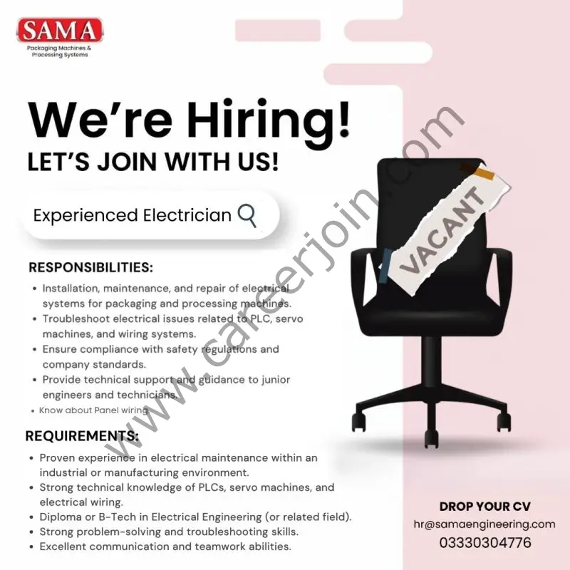 SAMA Engineering Jobs Electricians 1