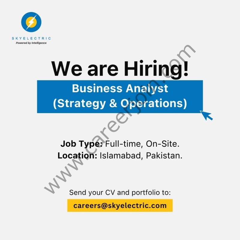 Sky Electric Pvt Ltd Jobs Business Analyst 1