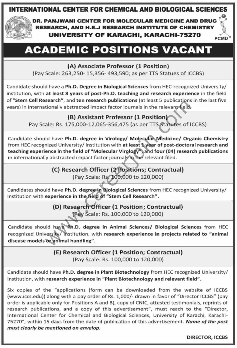 University of Karachi Jobs 11 June 2025 Dawn 1