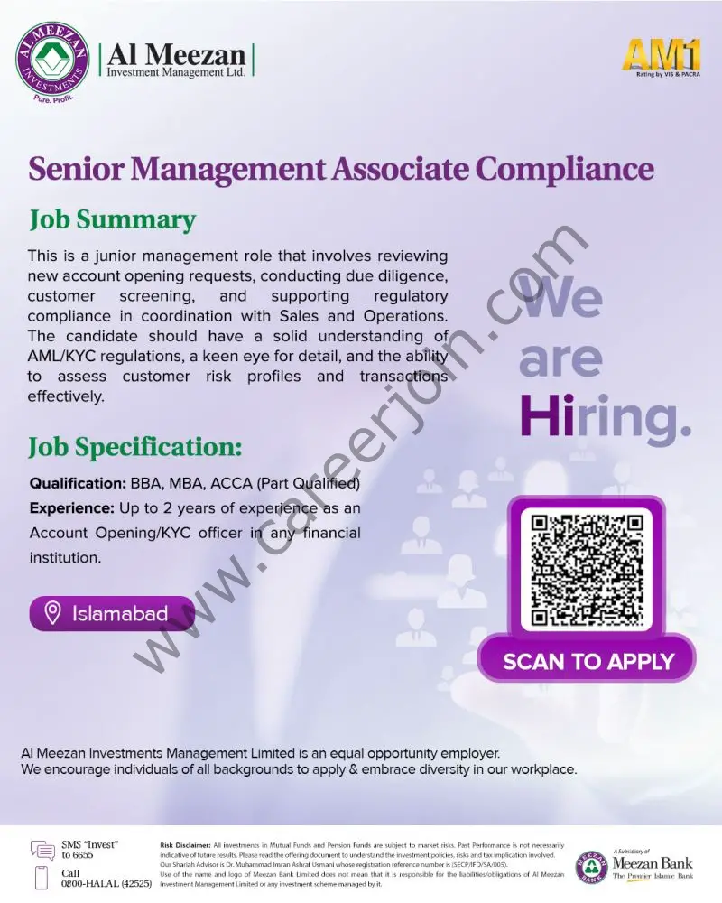 Al Meezan Investments Jobs July 2025 1
