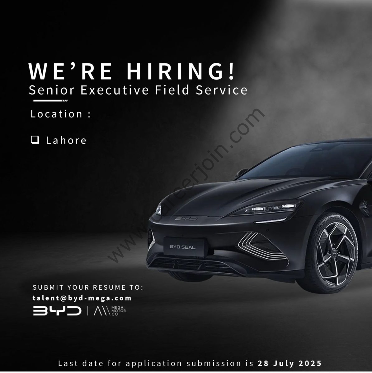 BYD Pakistan Jobs 23 July 2025 1