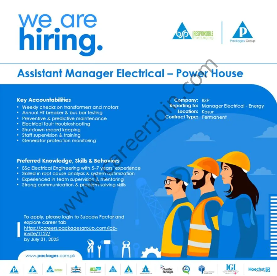 Bulleh Shah Packaging Pvt Ltd Jobs 23 July 2025 1