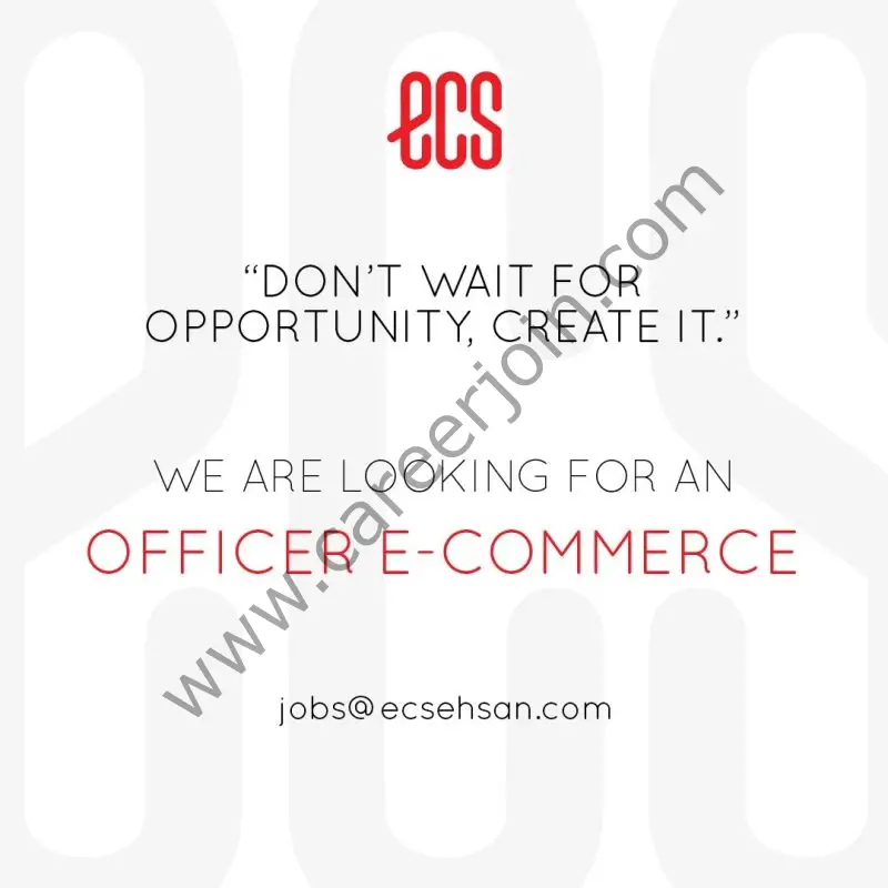 ECS Ehsan Chappal Store Jobs Officer E-Commerce 1