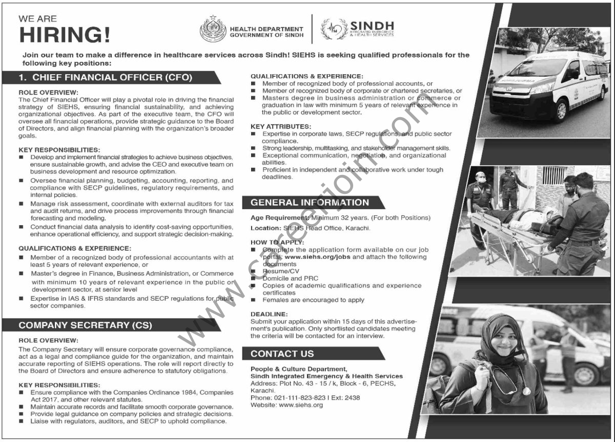 Health Department Sindh Jobs 16 July 2025 Dawn 1