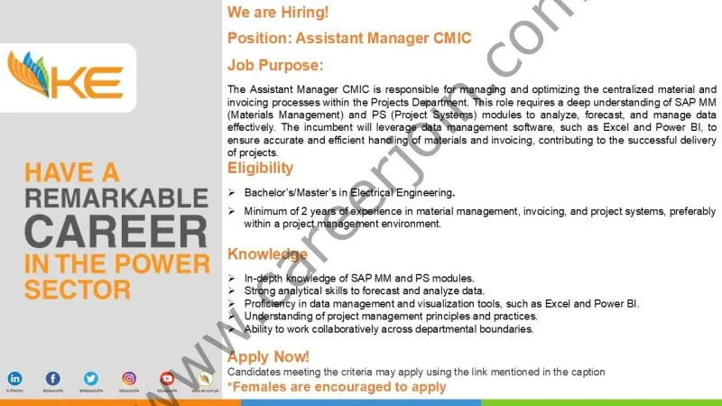 K Electric Pvt Ltd Jobs July 2025 2