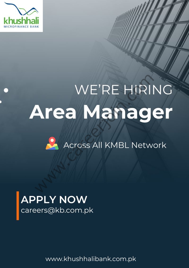 Khushhali Microfinance Bank Limited Jobs Area Managers 1