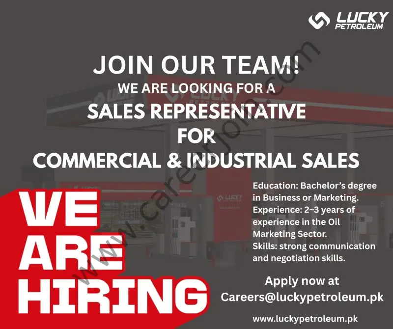 Lucky Petroleum Jobs Sales Representative 1