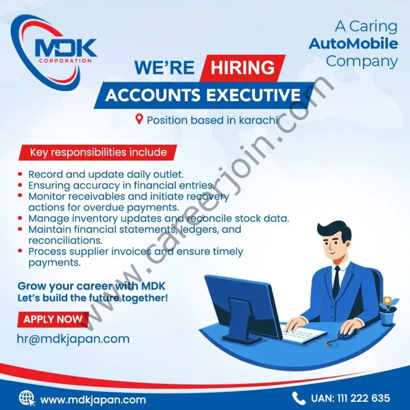 MDK Corporation Japan Jobs Sr Accounts Executive 1