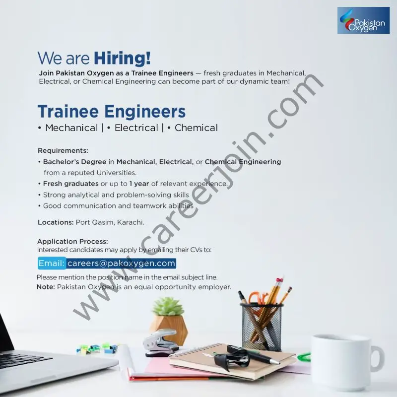 Pakistan Oxygen Limited Jobs July 2025 1