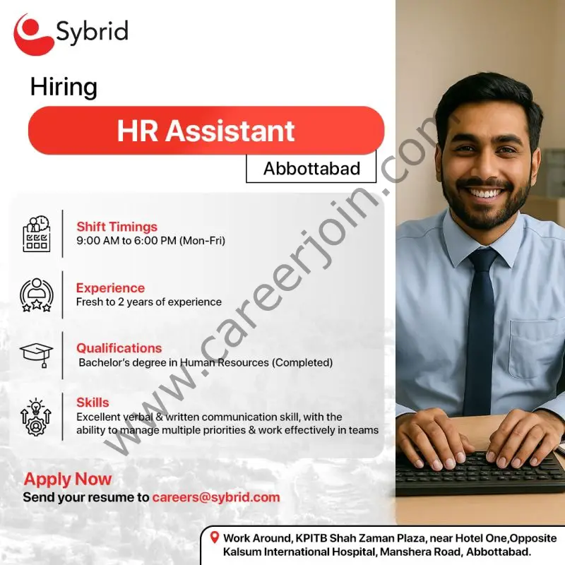 Sybrid Pvt Ltd Jobs HR Assistant 1