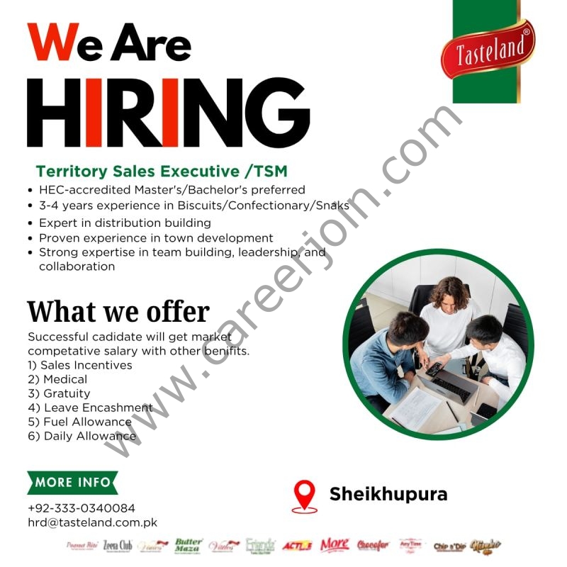 Tasteland Allied Food Jobs TSE / TSM 1