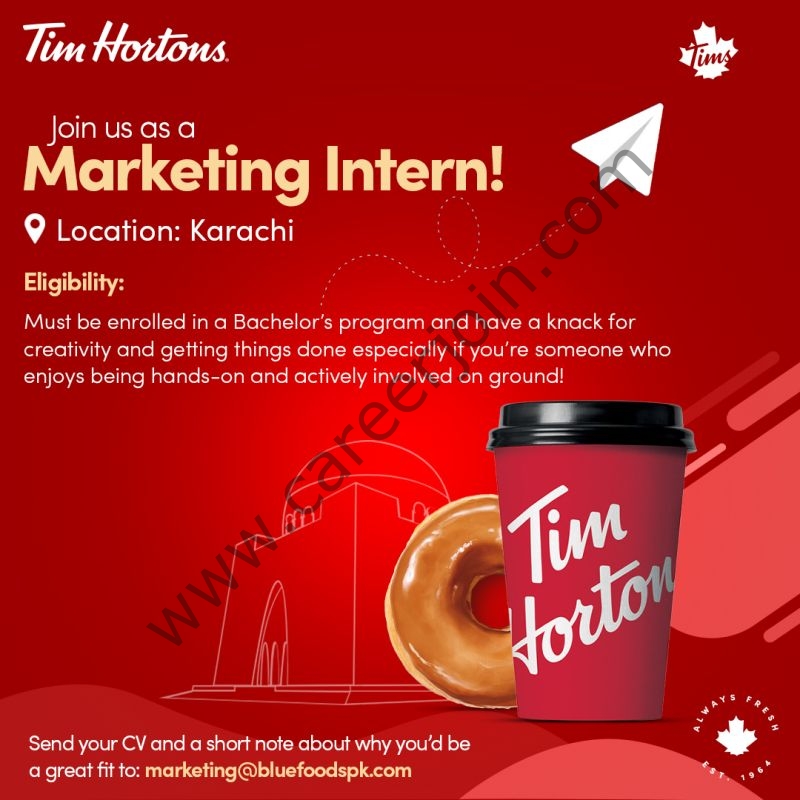 Tim Hortons Jobs Marketing Intern 1
