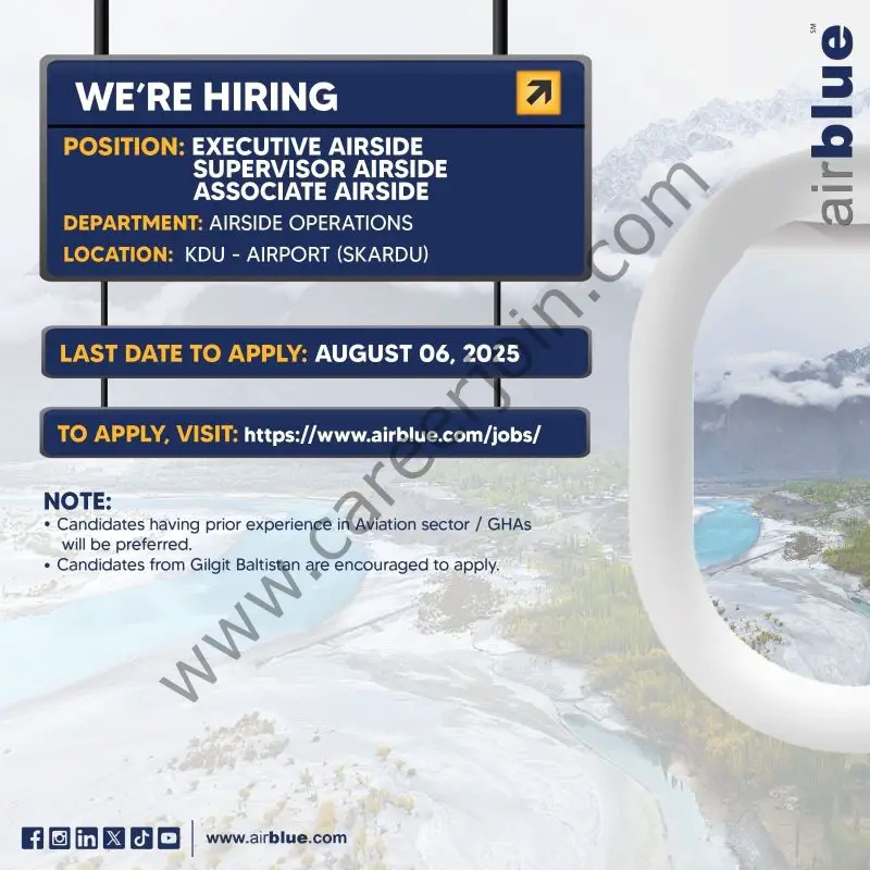 Airblue Pakistan Jobs August 2025 1