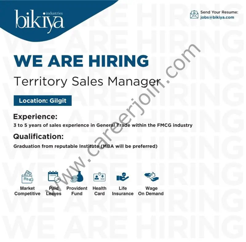Bikiya Industries Limited Jobs Territory Sales Manager 1