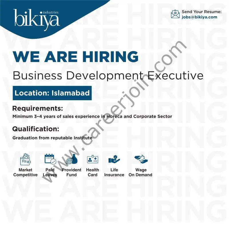 Bikiya Industries Limited Jobs Business Development Executive 1