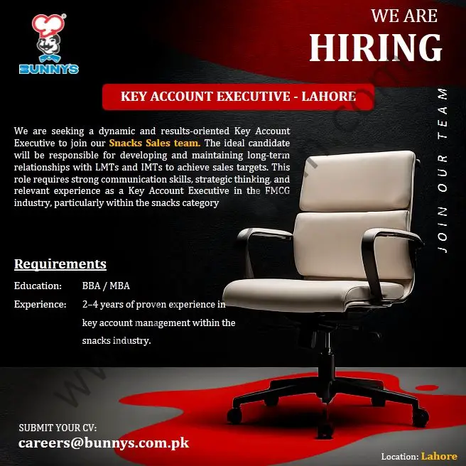 Bunny's Limited Jobs Key Account Executive 1