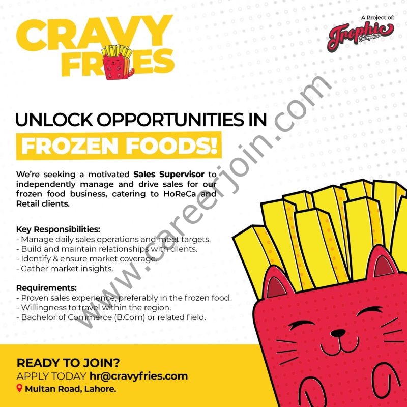 Cravy Fries Jobs Sales Supervisor 1