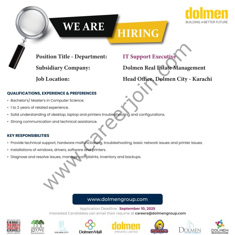 Dolmen Group Jobs September 2025 2