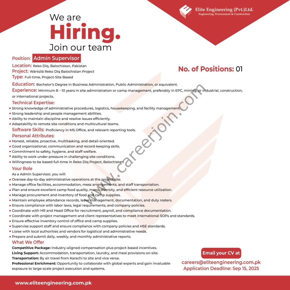 Elite Engineering Pvt Ltd Jobs August 2025 1