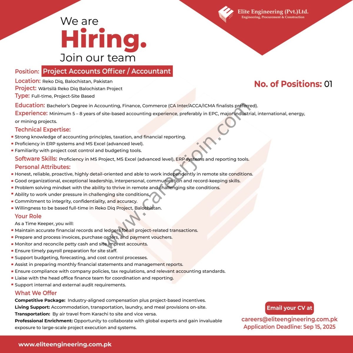 Elite Engineering Pvt Ltd Jobs August 2025 3