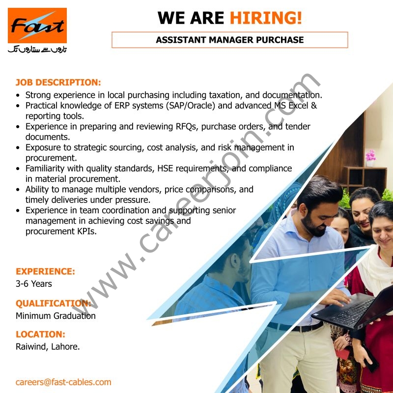 Fast Cables Limited Jobs September 2025 1