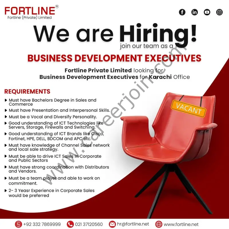 Fortline Pvt Ltd Jobs Business Development Executives 1