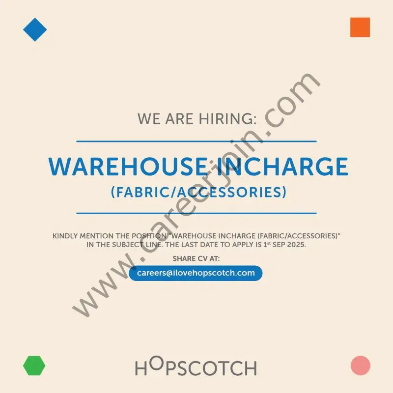 Highpoint Ventures Pvt Ltd Jobs Warehouse Incharge 1