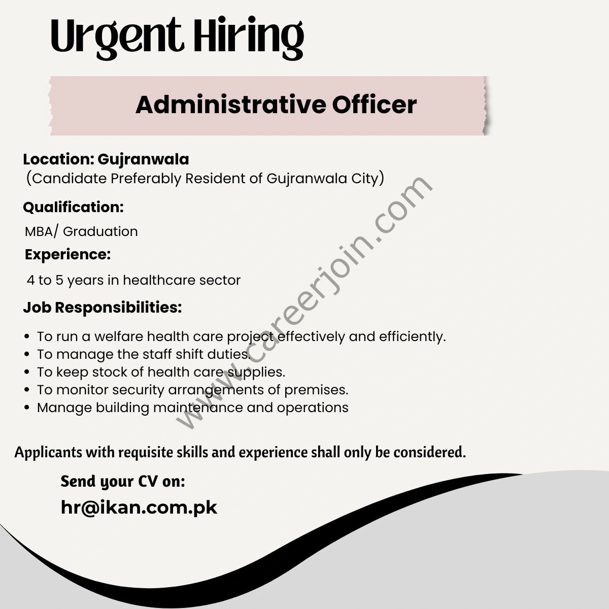 IKAN Engineering Services Pvt Ltd Jobs Administrative Officer 1