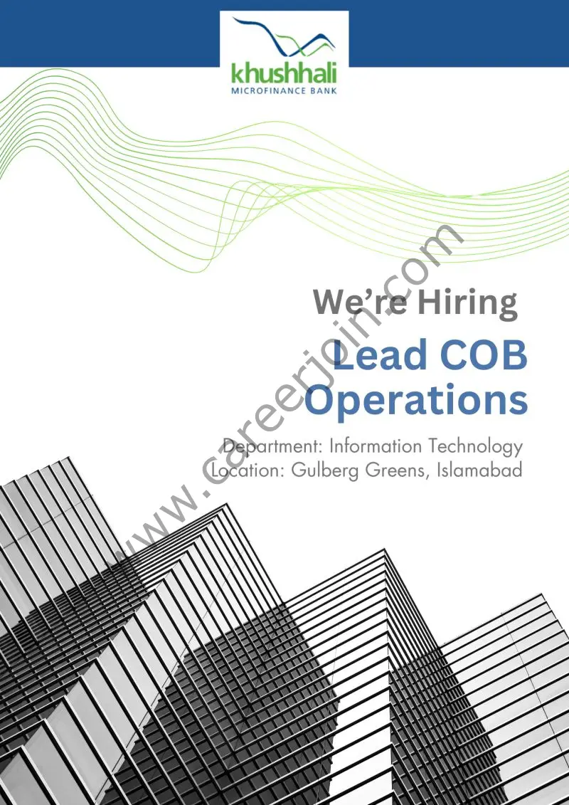 Khushhali Microfinance Bank Limited Jobs August 2025 2