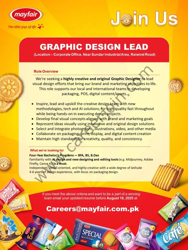 Mayfair Pakistan Jobs Graphic Design Lead 1