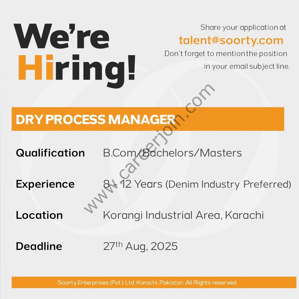 Soorty Enterprises Jobs August 2025 1