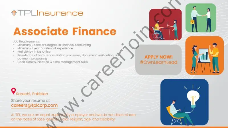 TPL Insurance Jobs Associate Finance 1