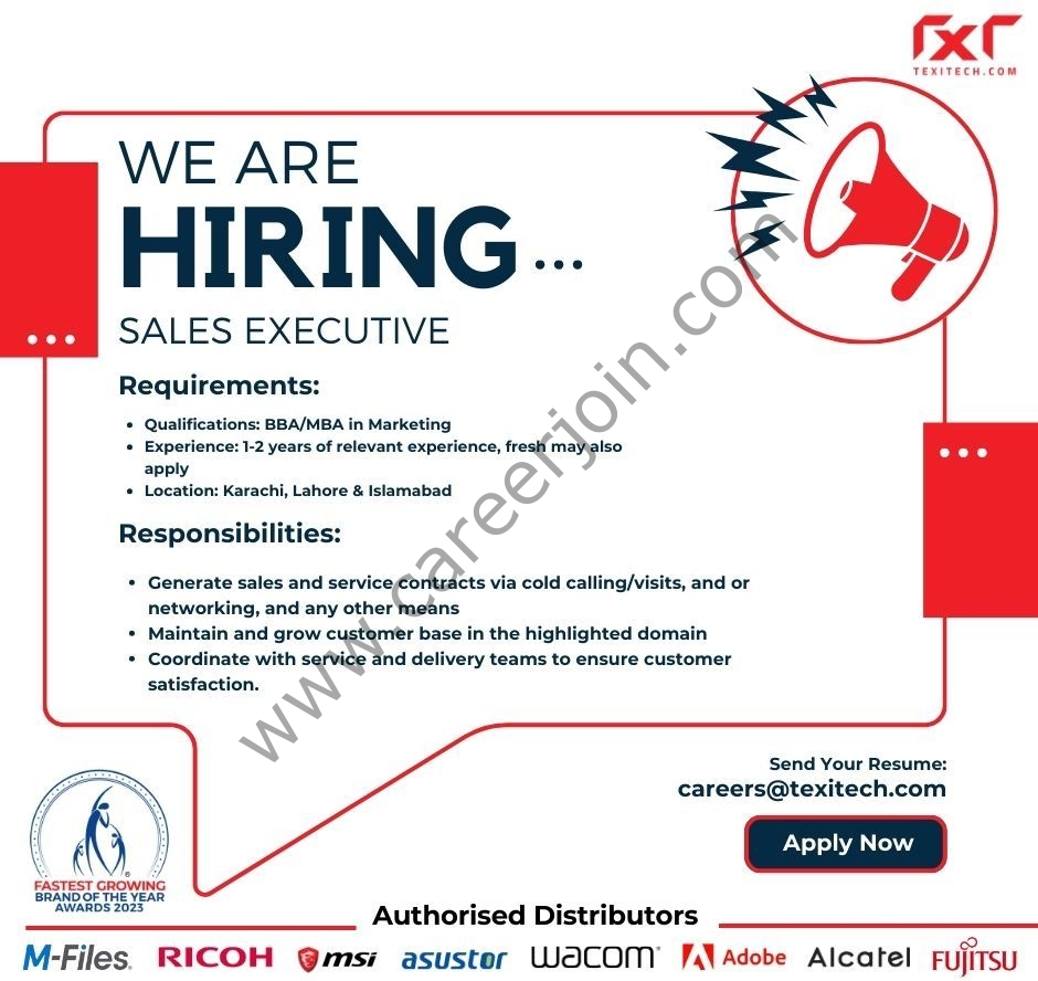 Texitech Pvt Ltd Jobs August 2025 2