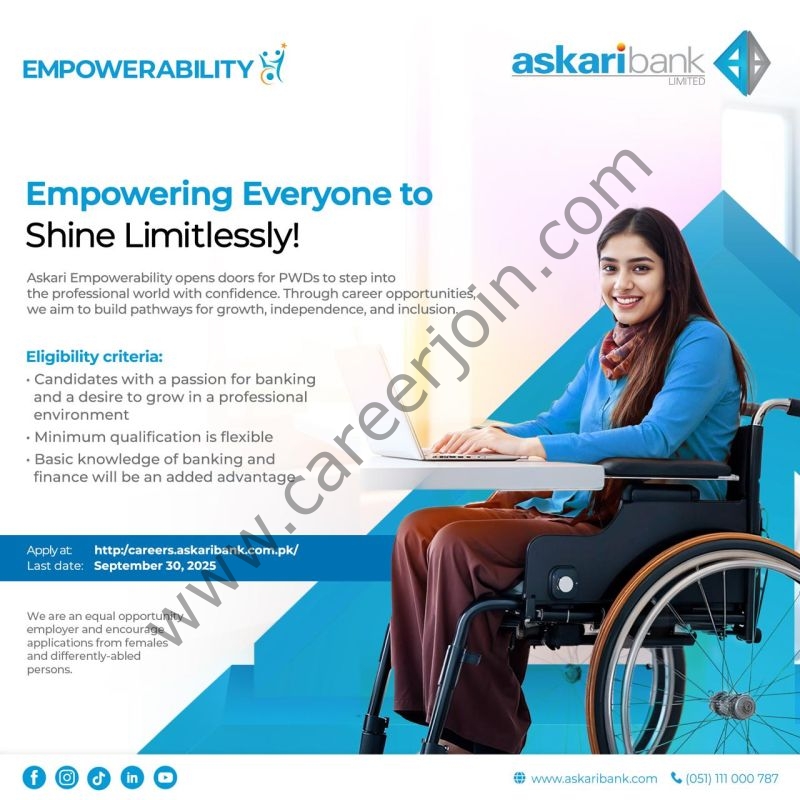 Askari Bank Limited Jobs September 2025 1