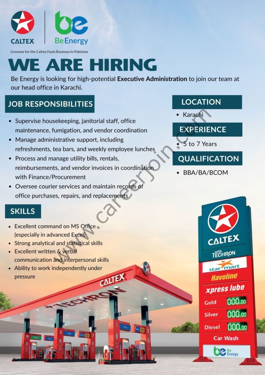 Be Energy Limited Jobs Executive Administration 1