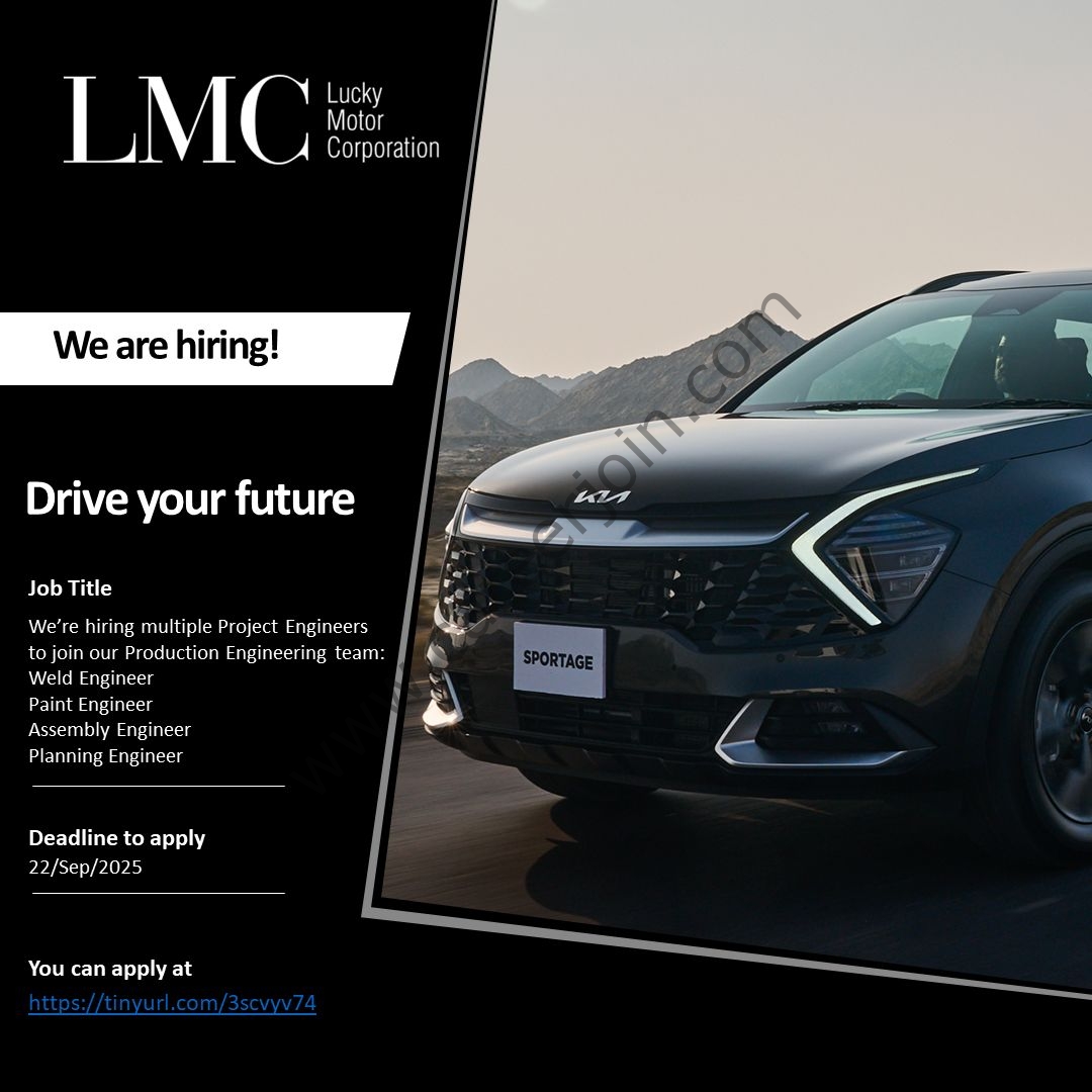 Lucky Motor Corporation LMC Jobs September 2025 1