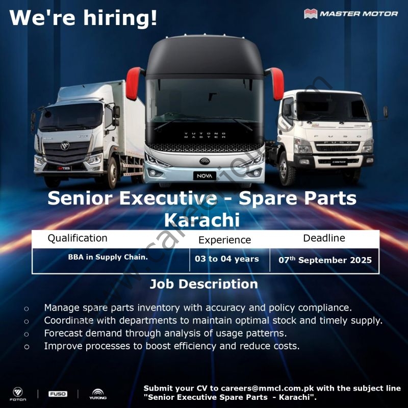 Master Motor Jobs September 2025 1