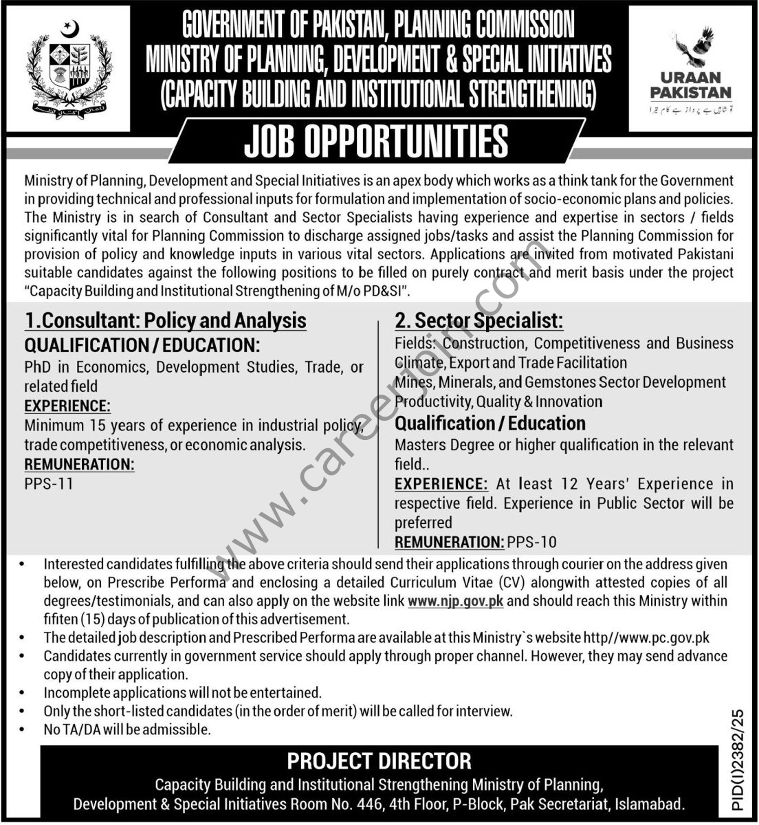Ministry of Planning Development & Special Initiative Jobs 20 September 2025 Express Tribune 01 1