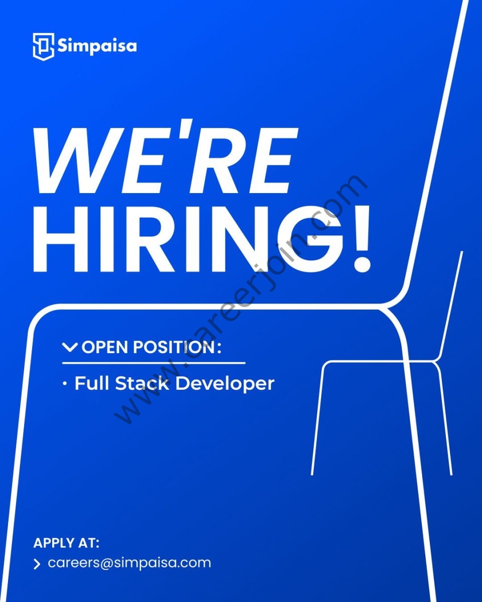 Sim Paisa Jobs Full Stack Developer 1