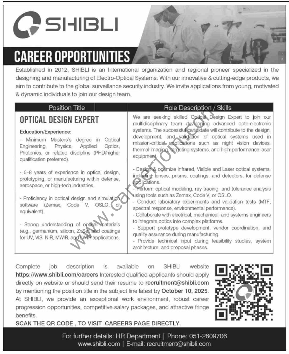 Shibli Jobs 21 September 2025 Dawn 1