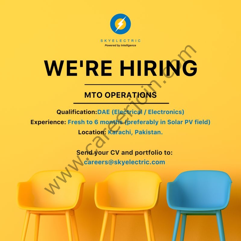 SkyElectric Pvt Ltd Jobs MTO Operations 1