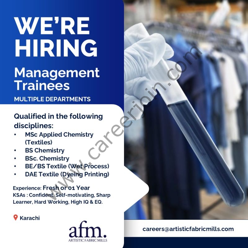 Artistic Fabric Mills Jobs October 2025 1