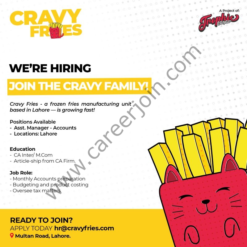 Cravy Fries Jobs Assistant Manager Accounts 1