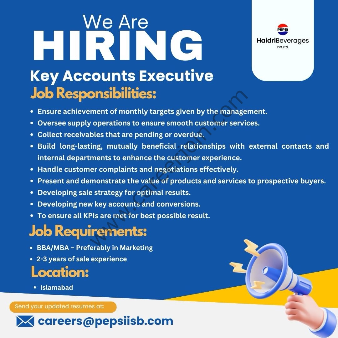 Haidri Beverages Pvt Ltd Jobs October 2025 3
