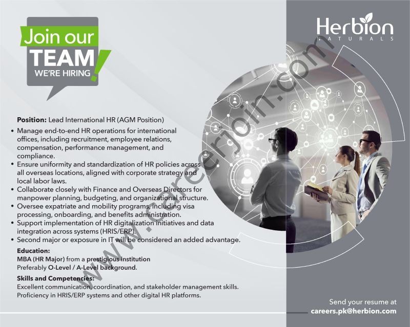 Herbion Naturals Jobs Lead International HR 1