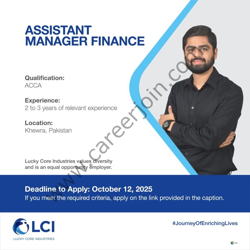 Lucky Core Industries Limited LCI Jobs Assistant Manager Finance 1